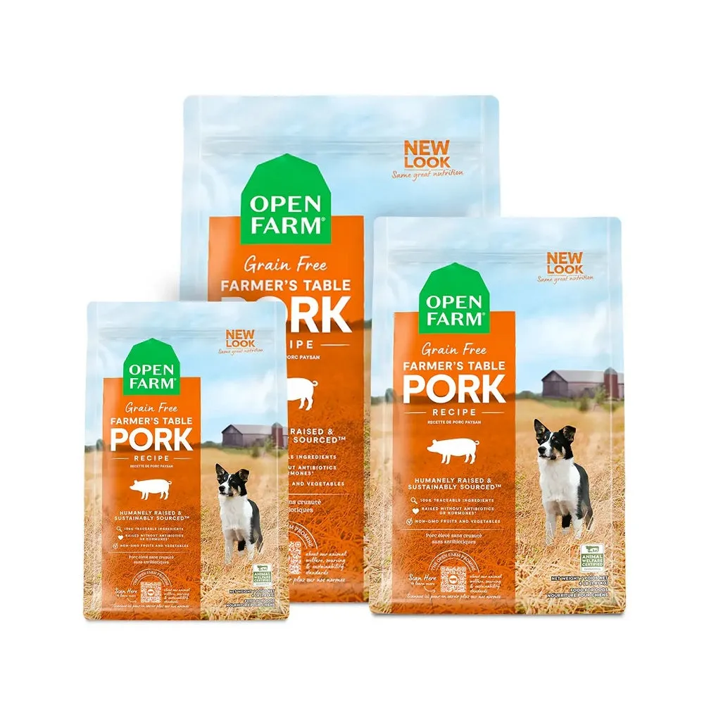 Farmer's Table Pork Dog Dry Food