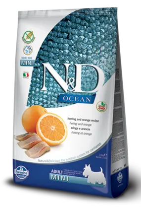 Farmina Natural & Delicious Ocean Herring & Orange Adult Mini Dog Food