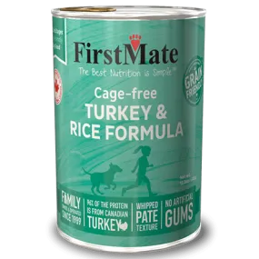 FirstMate Cage-free Turkey & Rice Formula Canned Dog Food