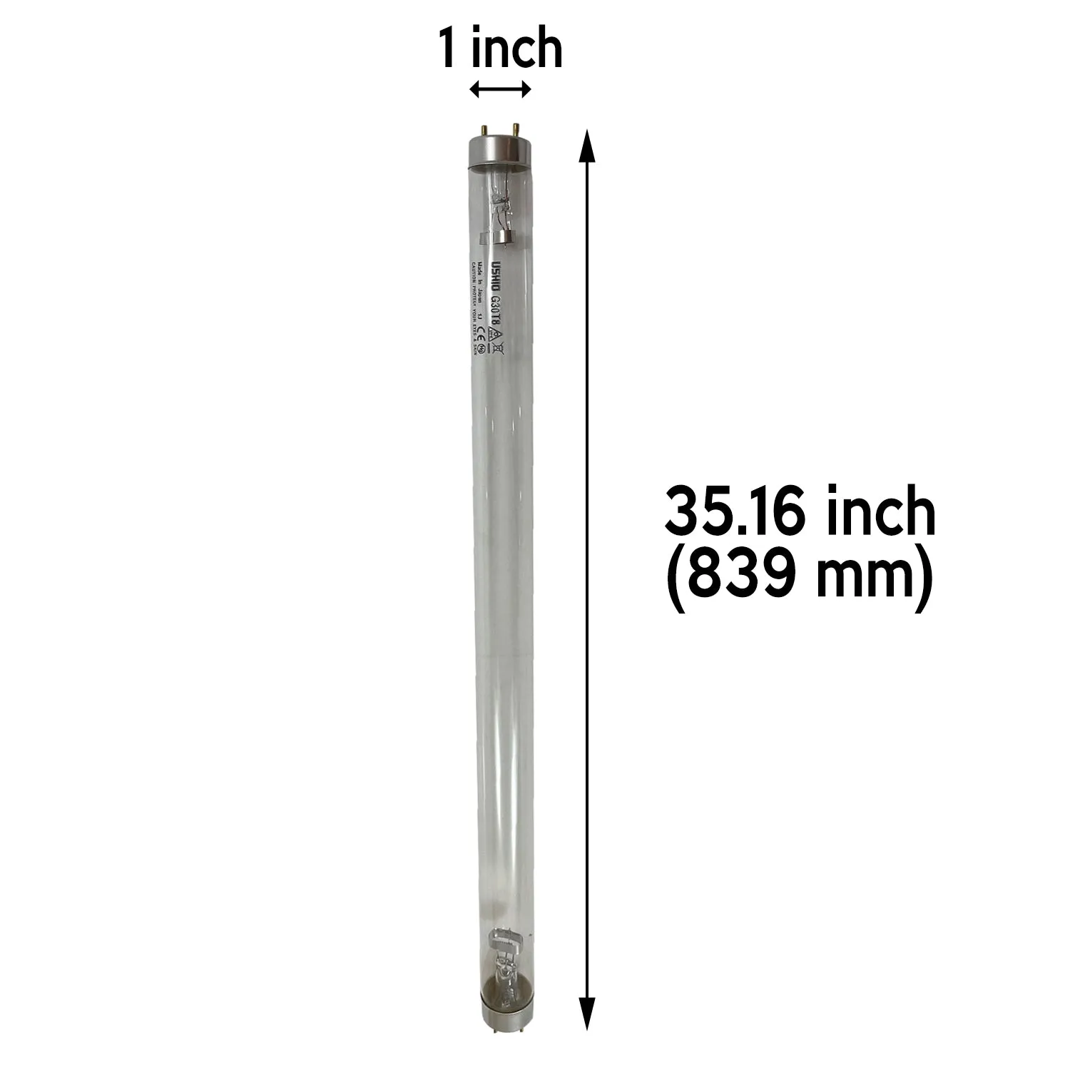 for UltraViolet Devices 17-1021 Germicidal UV Replacement bulb - Ushio OEM bulb