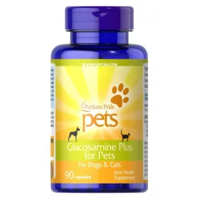 Glucosamine Plus for Dogs & Cats 90 Capsules By Puritan's Pride