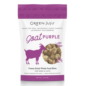 Green JuJu Dog/Cat Whole Food Bites Goat 3oz