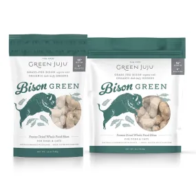 Green Juju - Freeze Dried Whole Food Bites - Bison Green