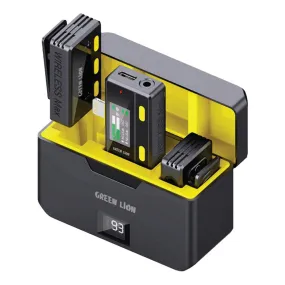 Green Lion GNWMICRLGBK Lightning 2.4GHz Dual Channel Wireless Microphone System