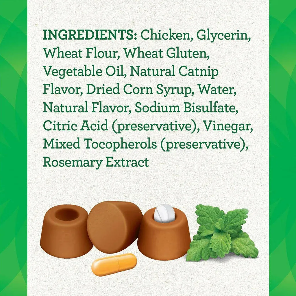 Greenies Feline Pill Pockets Catnip Flavor, 1.6-oz