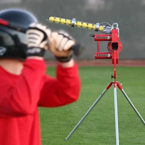 Heater Deuce 75 MPH 2 Wheel Curveball Machine With Auto Ballfeeder (Reconditioned) - DC799R