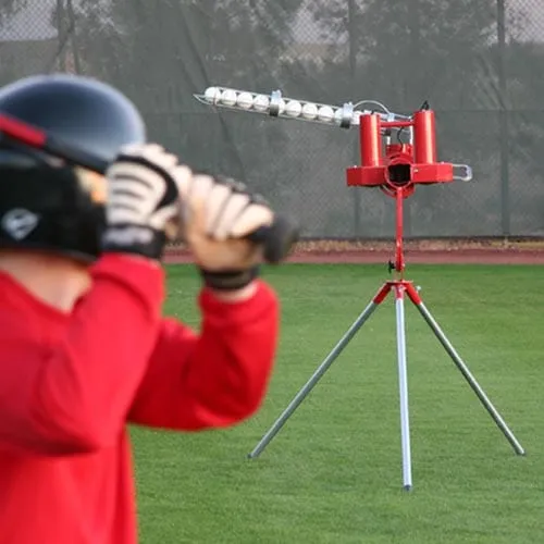 Heater Deuce 75 MPH 2 Wheel Curveball Machine With Auto Ballfeeder (Reconditioned) - DC799R