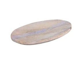 KLEO Soap Dish Rigged Design Water Absorbent Natural Rainbow Stone