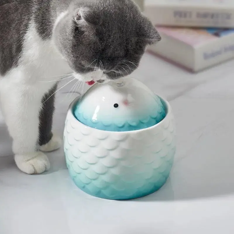 Koi Fish Water Dispenser – Stylish and Eco-friendly Pet Water Fountain