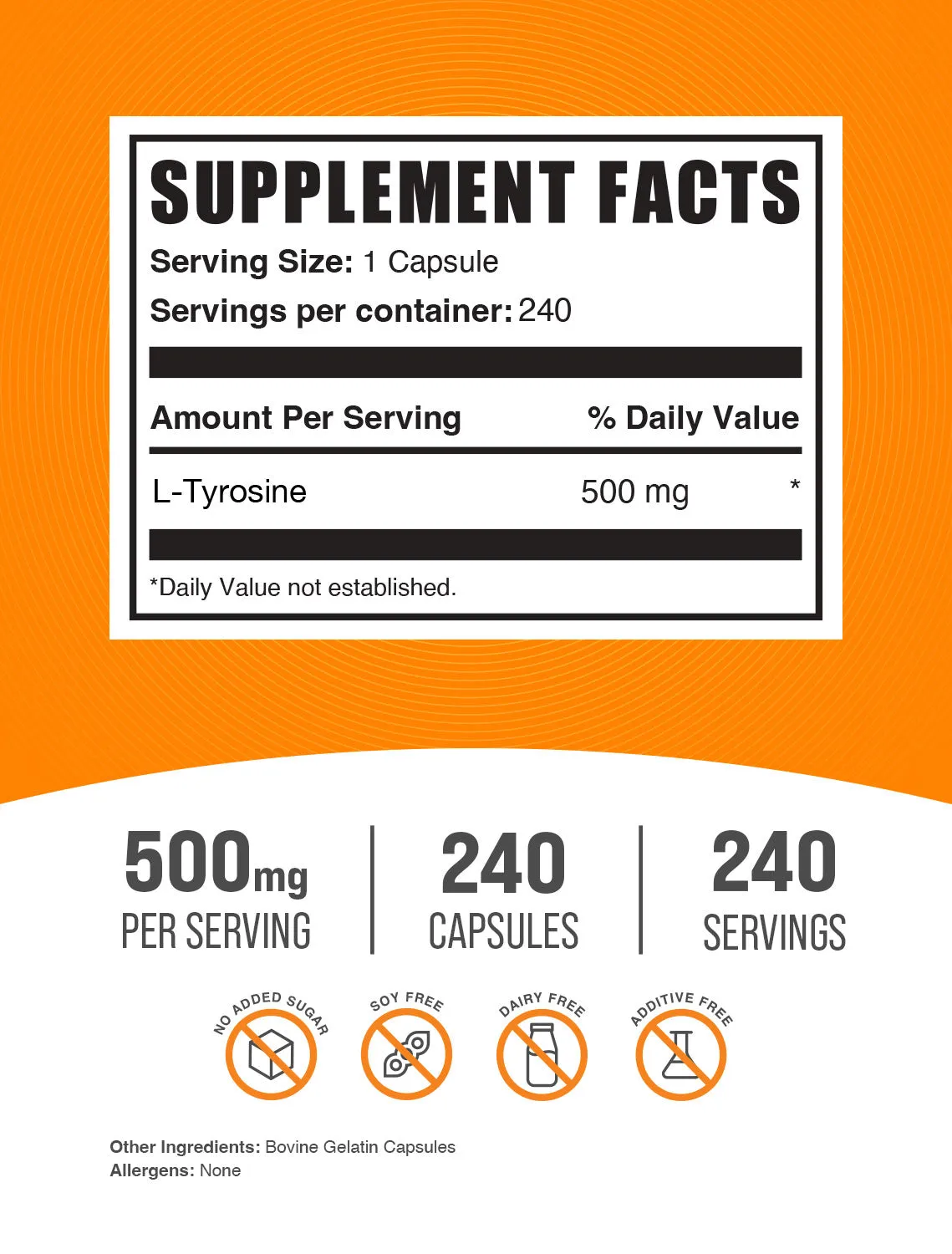 L-Tyrosine Capsules