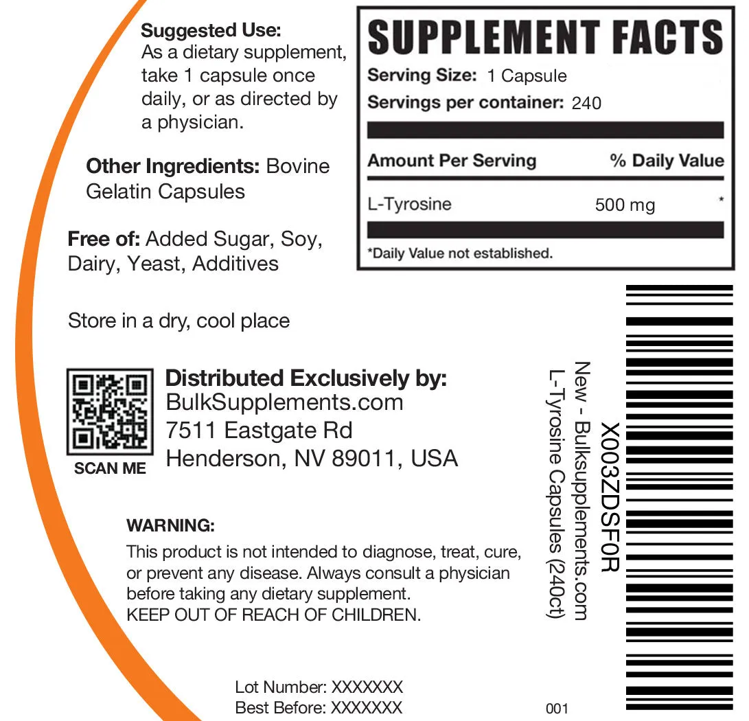 L-Tyrosine Capsules