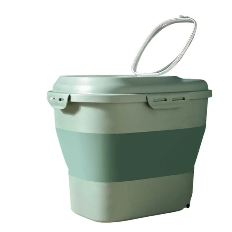 Large Foldable Pet Food Storage Container