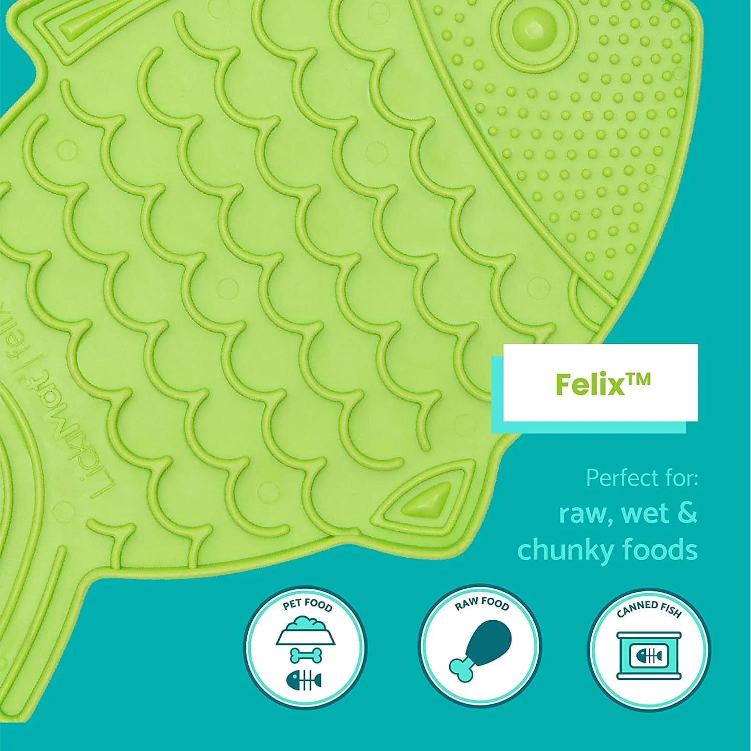 LickiMat Felix Slow Feeder Mat for Cats