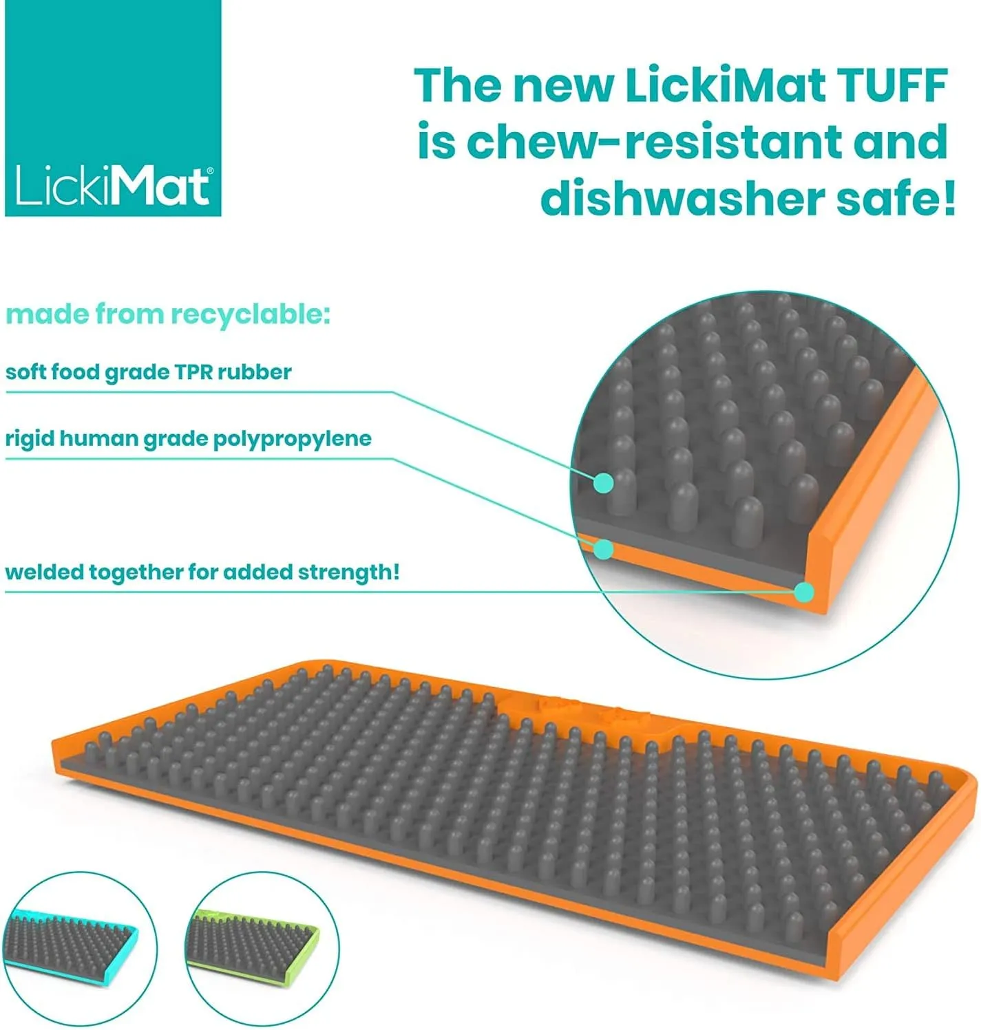 LickiMat Soother Tuff Pro Slow Feeder for Dogs