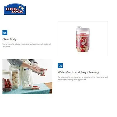 Lock & Lock Interlock Press Bottle 1.3L