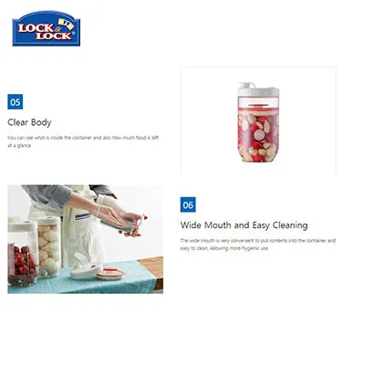 Lock & Lock Interlock Press Bottle 1.3L
