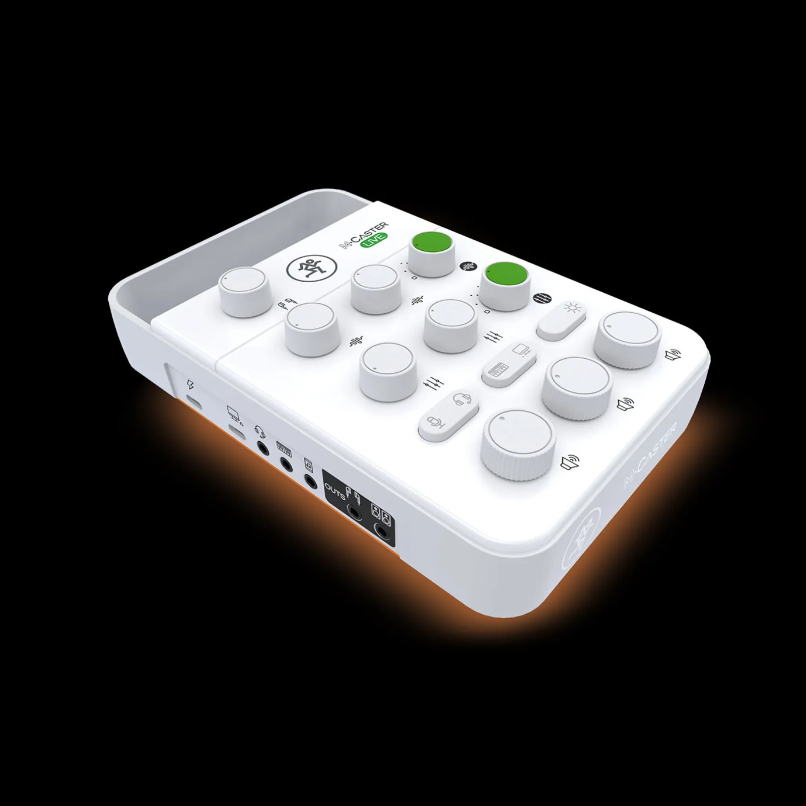 Mackie M-Caster Live Portable Livestreaming Mixer - White