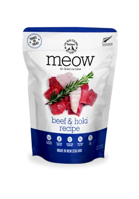 Meow Beef & Hoki Air Dried Cat Food 3.5oz