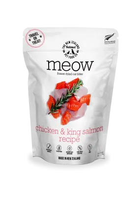 Meow Chicken & King Salmon Freeze Dried Cat Food