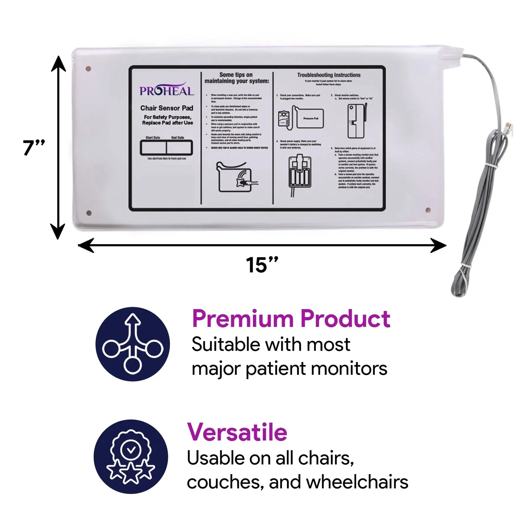 Monitoring Chair Sensor Pad
