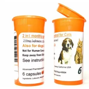 Month Oral Cat Flea Capsules 6 month Supply