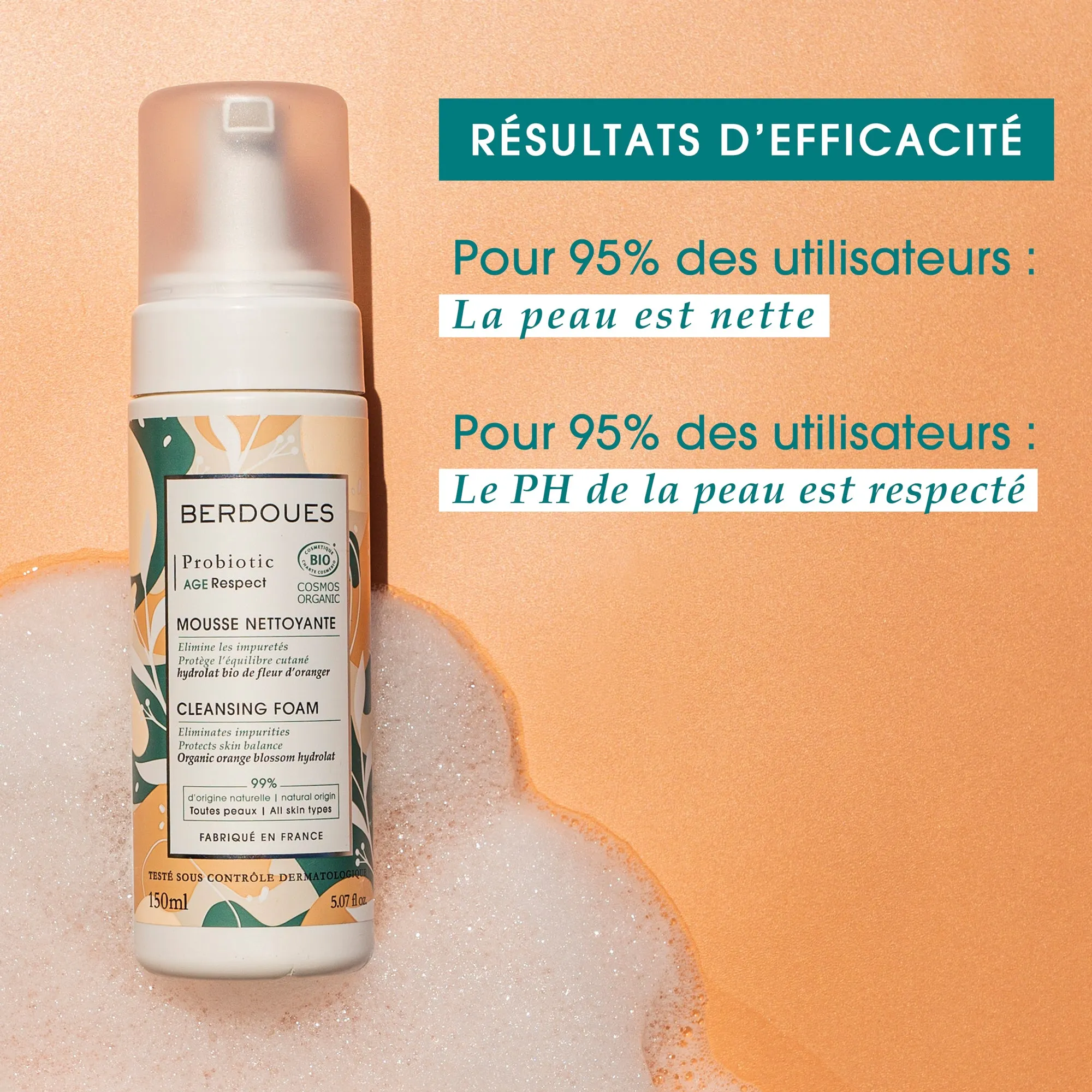 Mousse Nettoyante Probiotic Age Respect