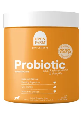 Open Farm Dog Supplement Probiotic Chews