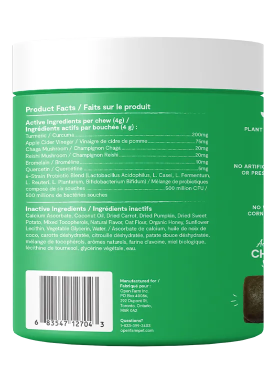 Open Farm Immune Supplement Chews for Dogs (90 Ct.)