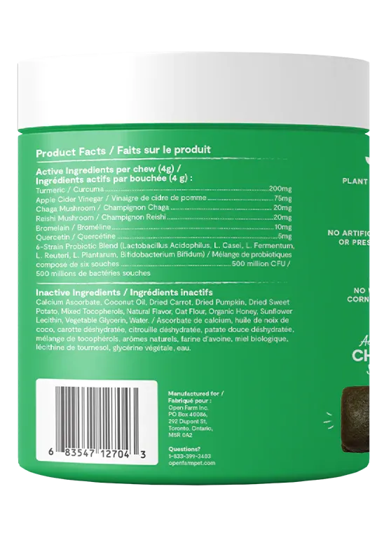Open Farm - Immune Supplement Chews for Dogs