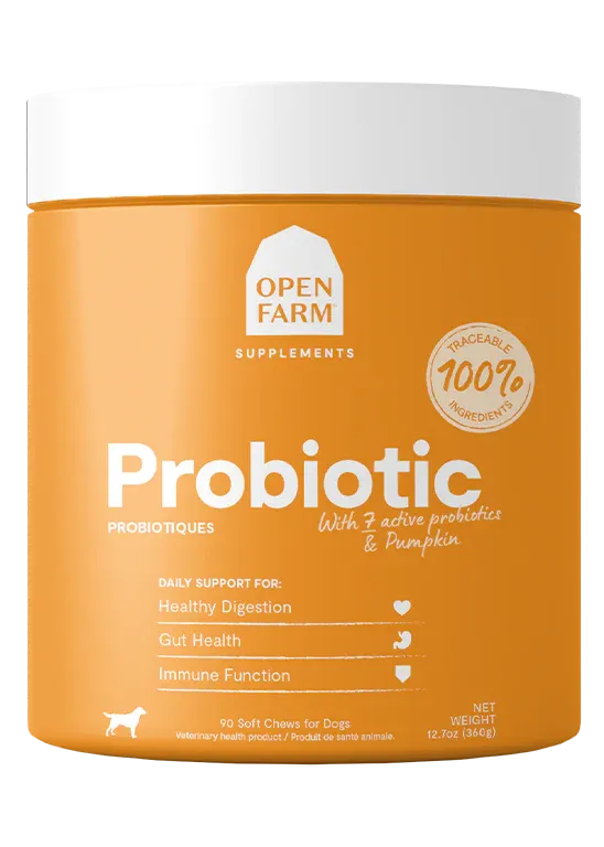Open Farm - Probiotic Supplement Chews for Dogs