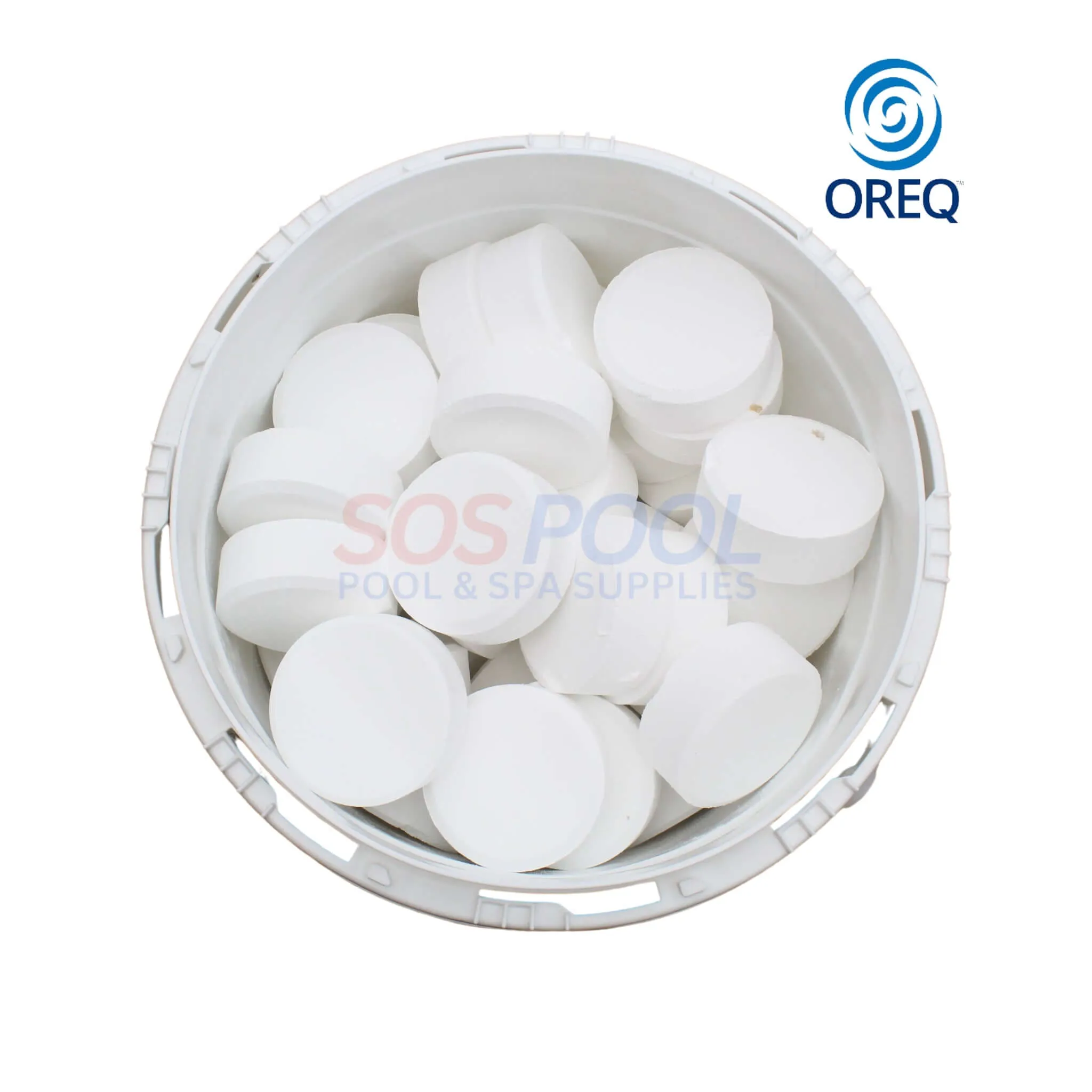 Oreq ClearView 3” Chlorine Tablets | 50 lbs. | 99% TriChlor | CVTL050U | TAB50