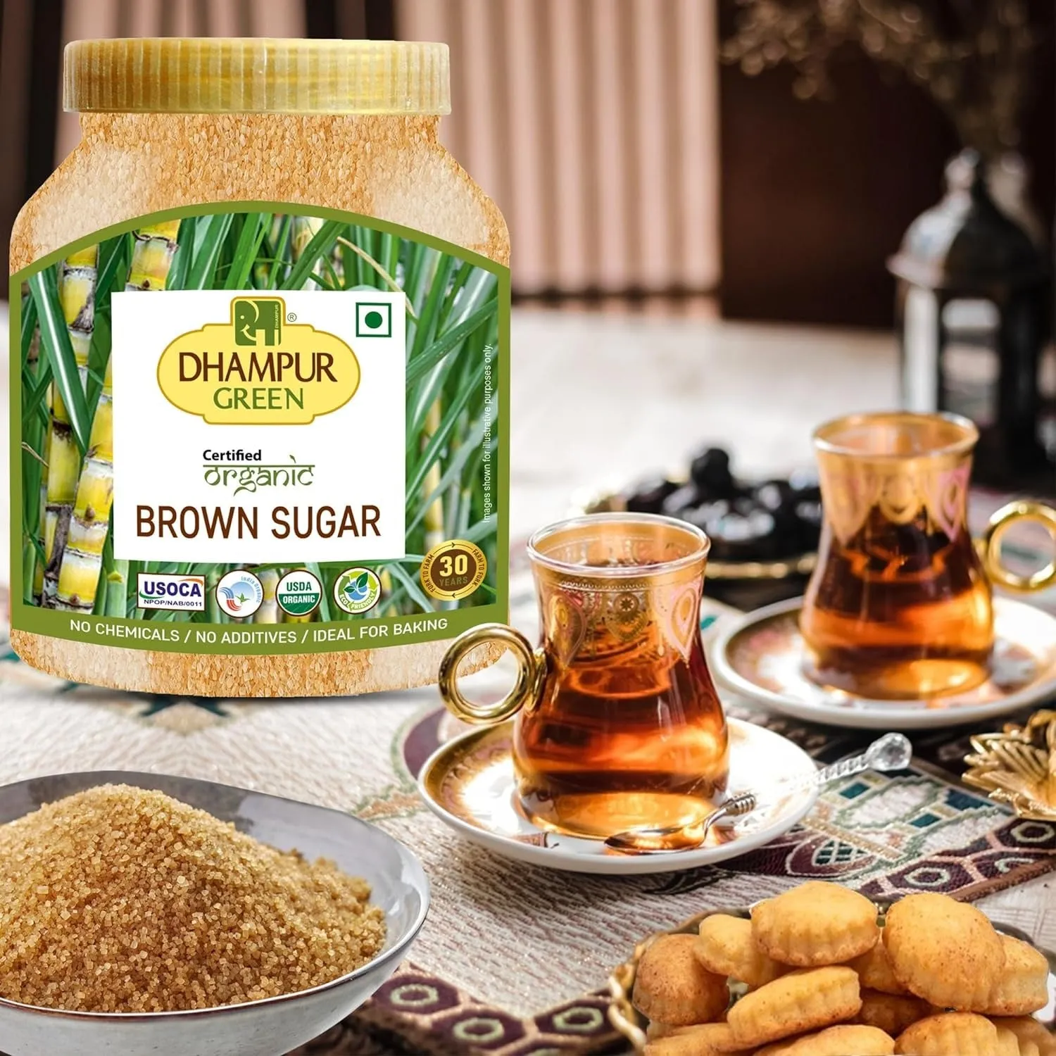 Organic Brown Sugar 800gm