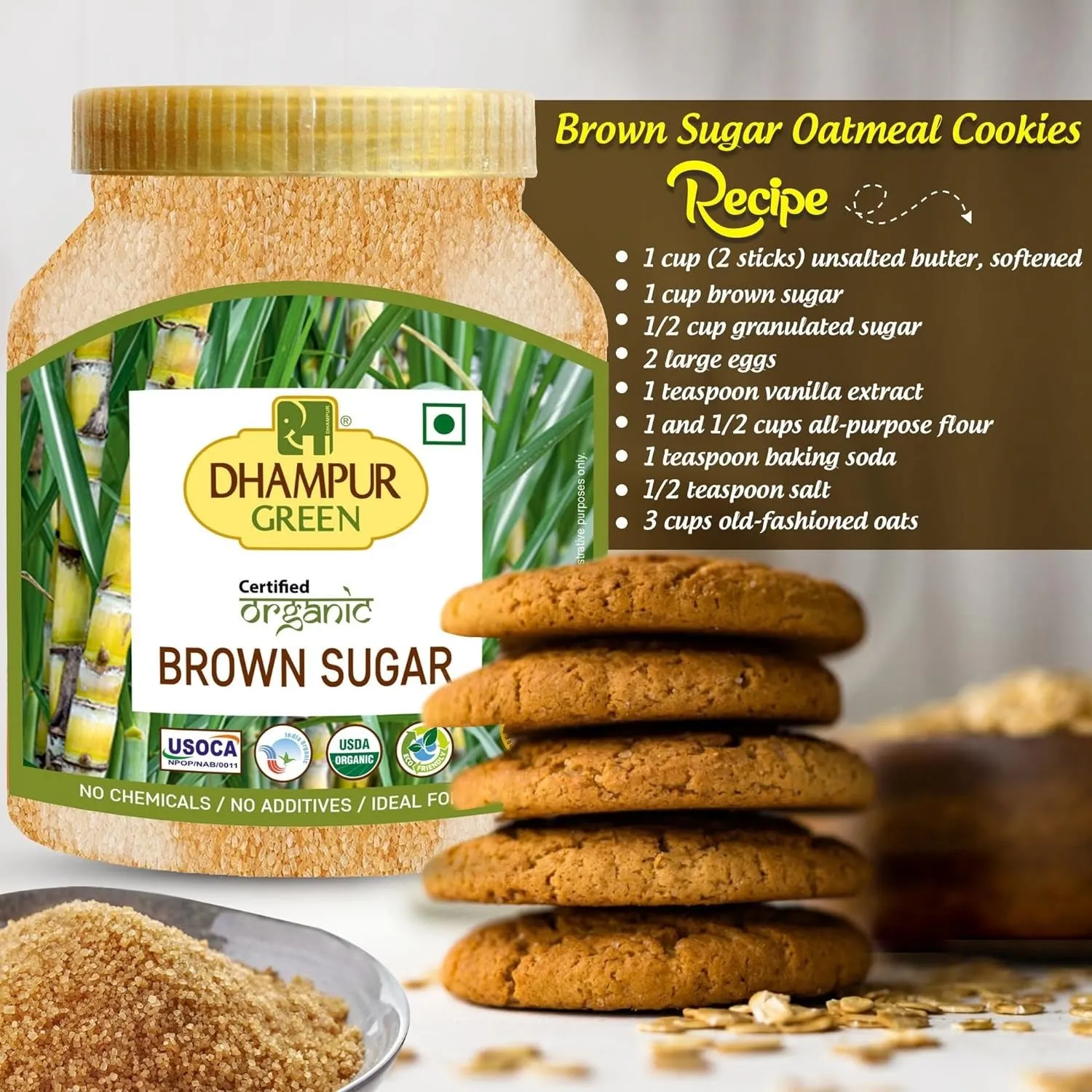 Organic Brown Sugar 800gm