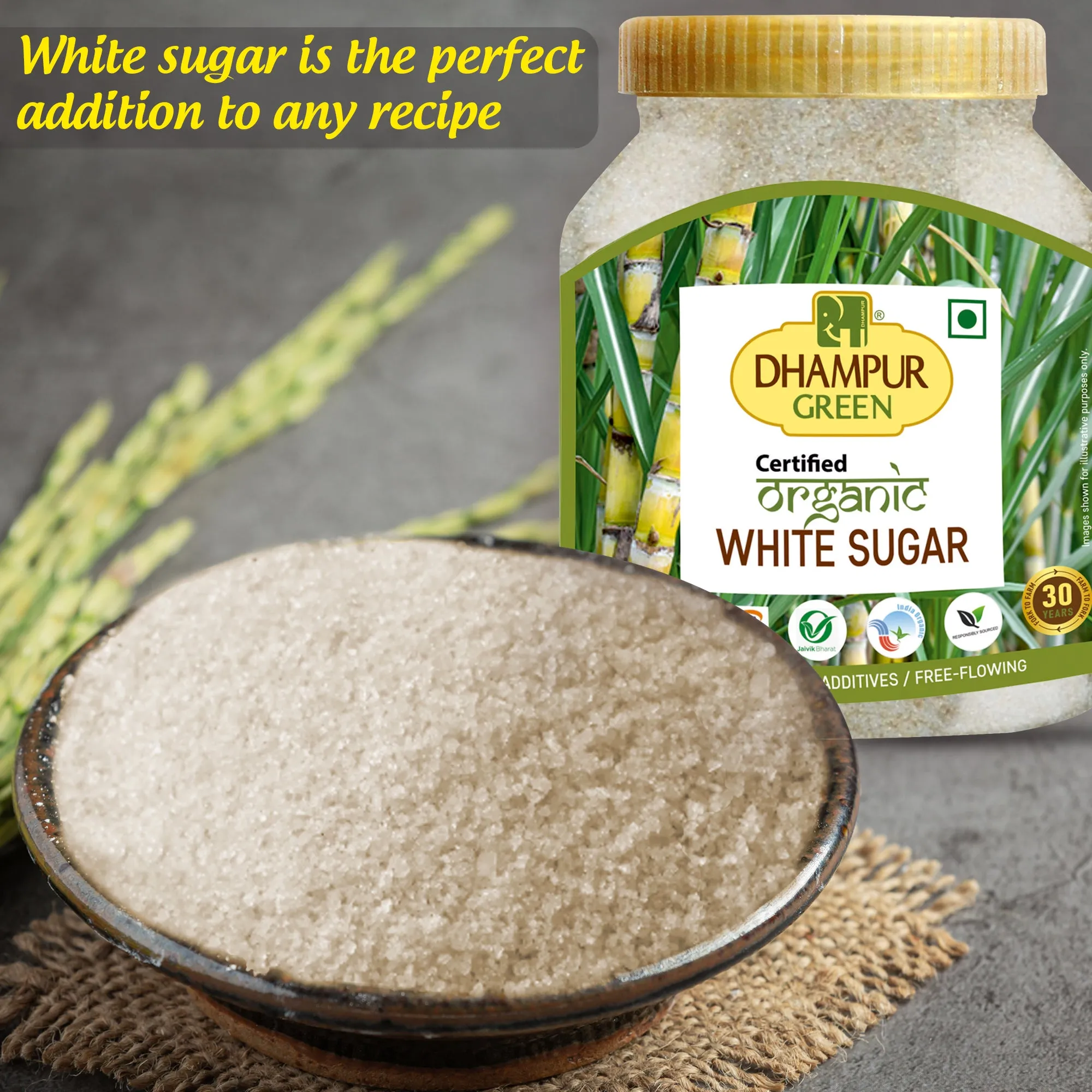 Organic White Sugar 800gm