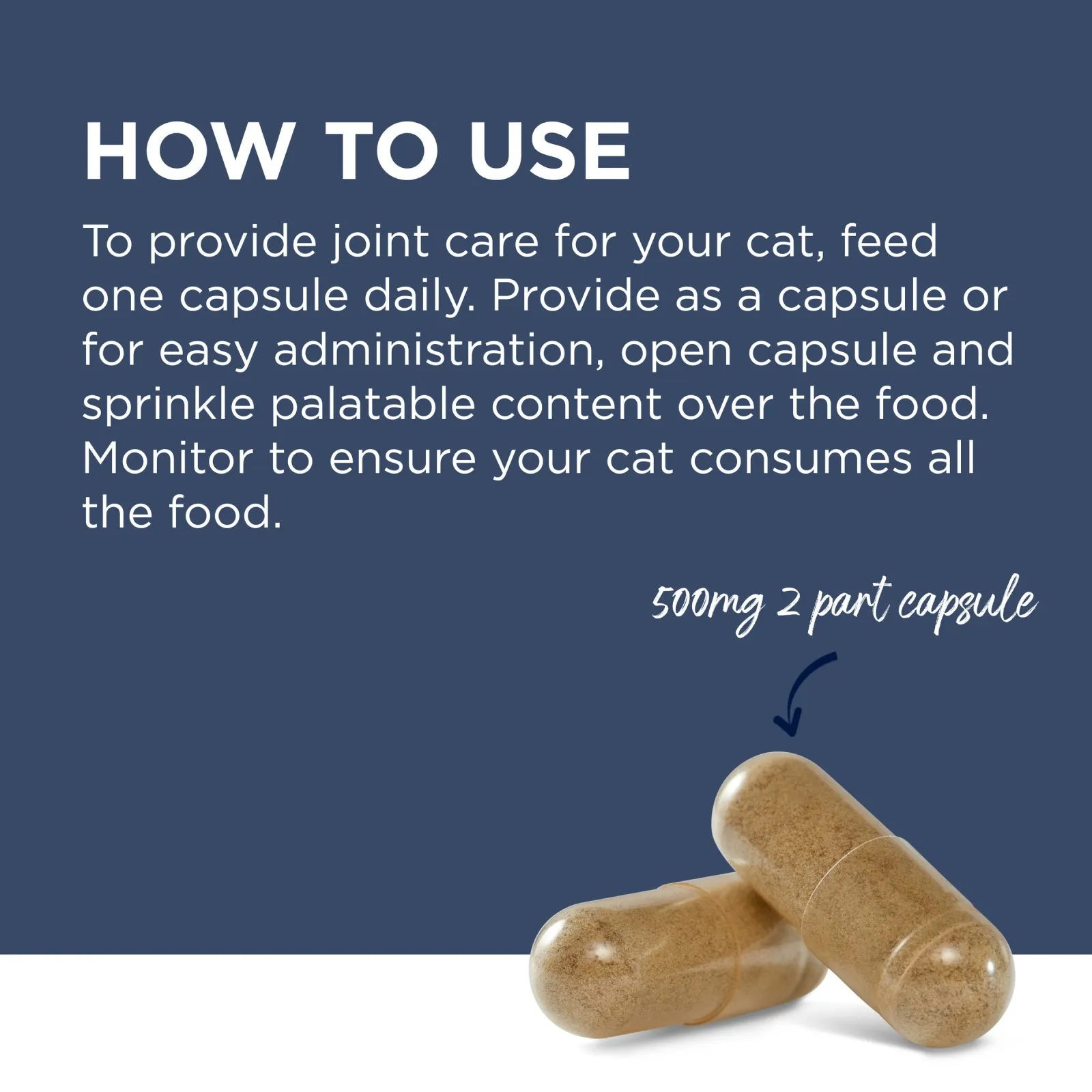 PAW by Blackmores Osteosupport Joint Care Powder Capsules for Cats 60 Pack