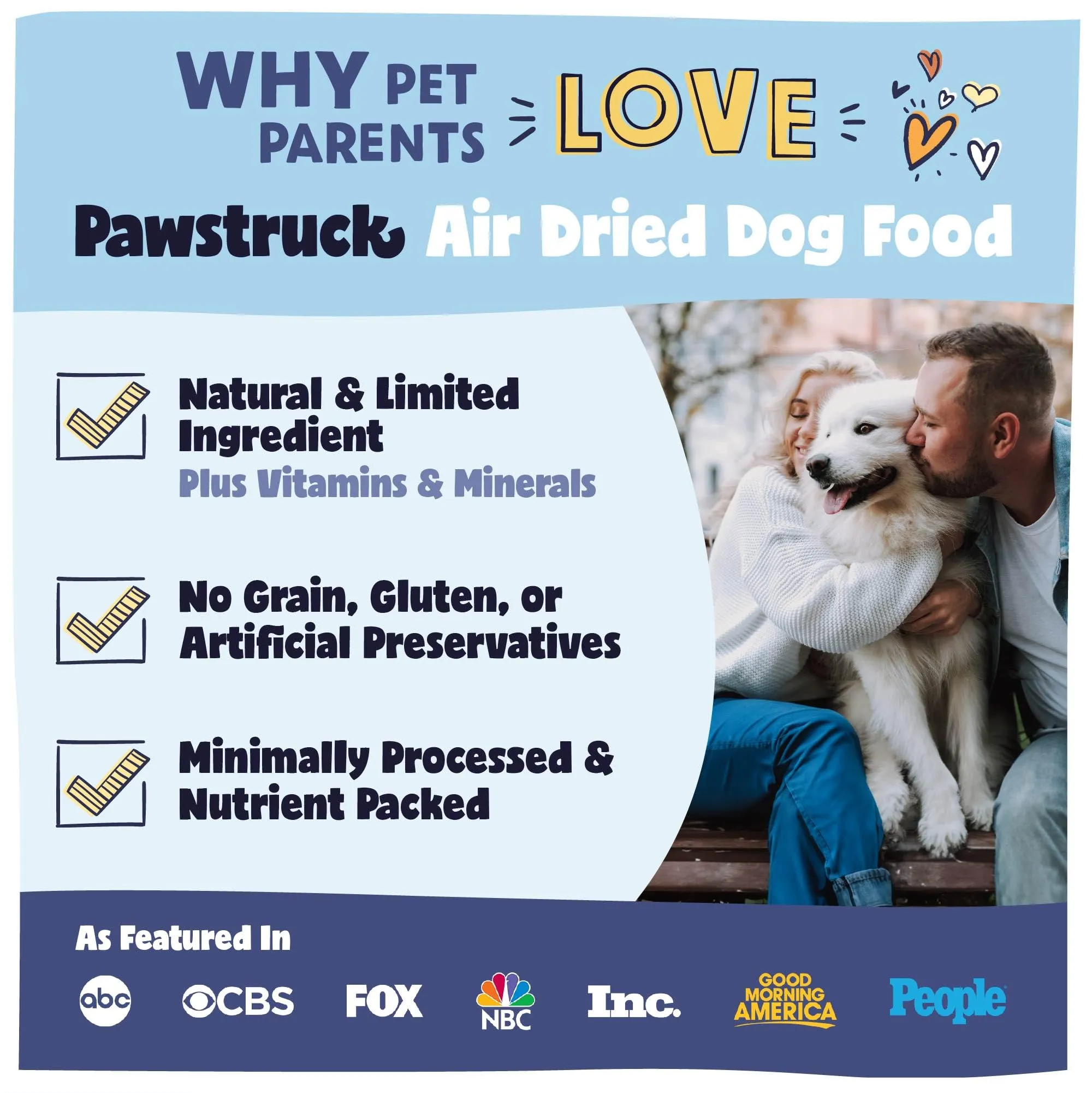 Pawstruck - Air Dried Premium Dog Food with Real Chicken - 2lb Bag