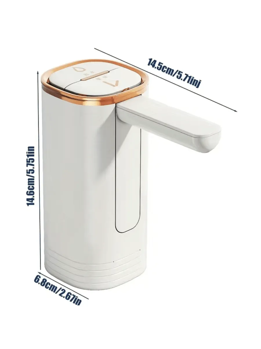 Portable Rechargeable Electric Water Bottle Pump USB Rechargeable Automatic