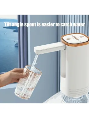 Portable Rechargeable Electric Water Bottle Pump USB Rechargeable Automatic