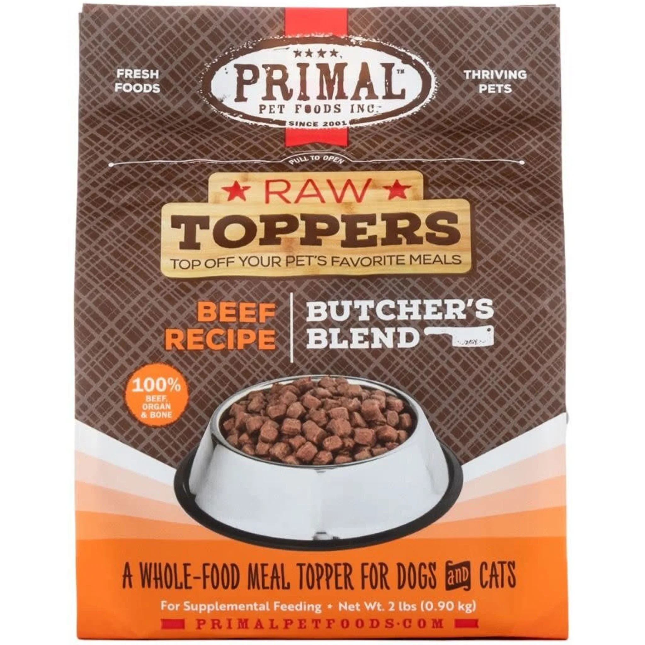 Primal Butcher's Blend Dog Beef 2 lbs