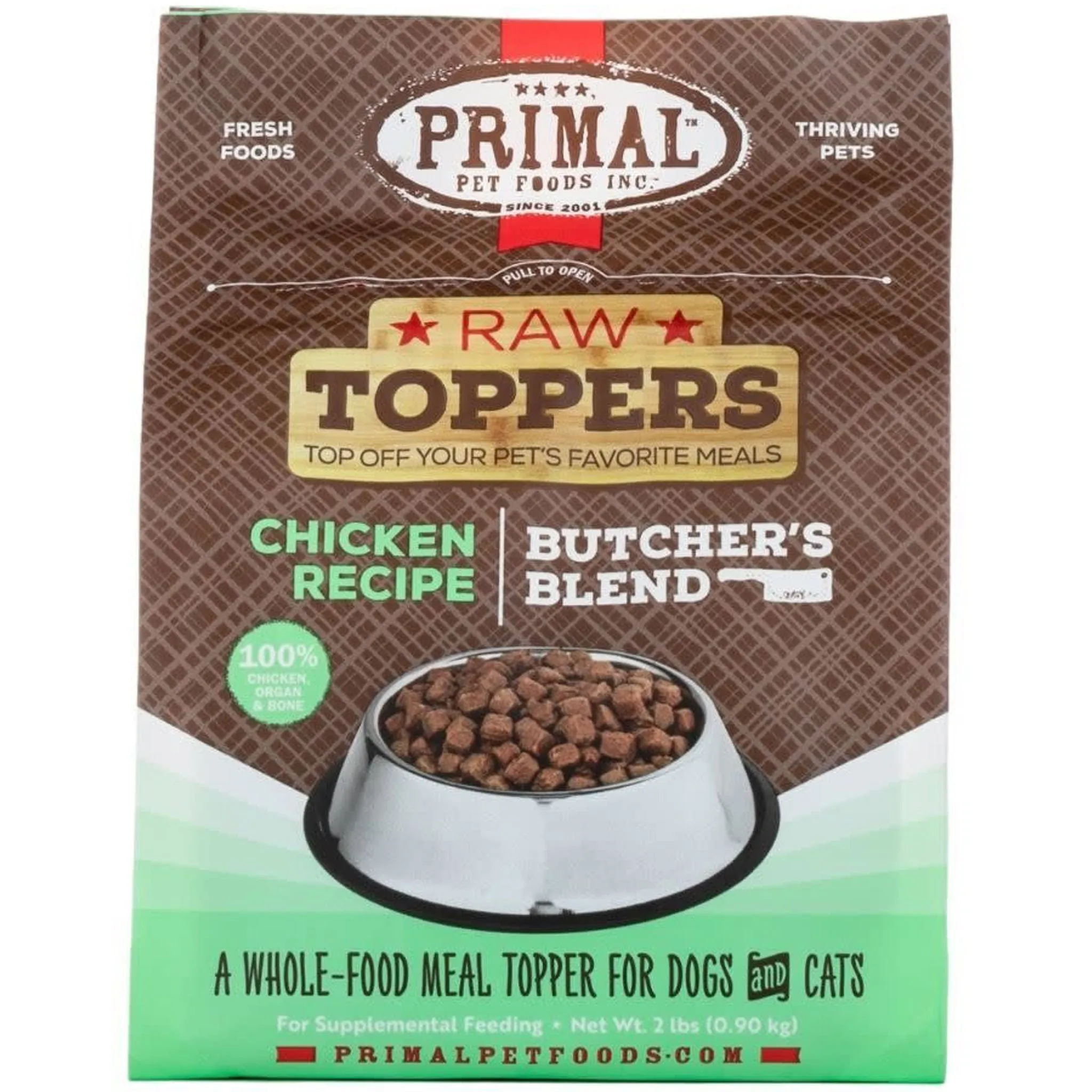 Primal Butcher's Blend Dog Chicken 2 lbs