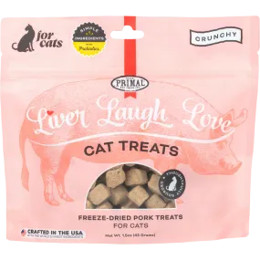 Primal Liver Laugh Love Freeze Dried Pork Cat Treats