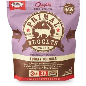 Primal Raw Cat Turkey 3 lbs