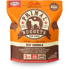 Primal Raw Dog Beef 3 lbs