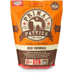 Primal Raw Dog Beef 6 lbs
