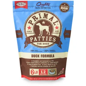 Primal Raw Dog Duck 6 lbs