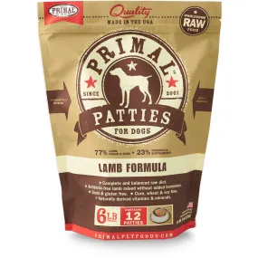 Primal Raw Dog Lamb 6 lbs