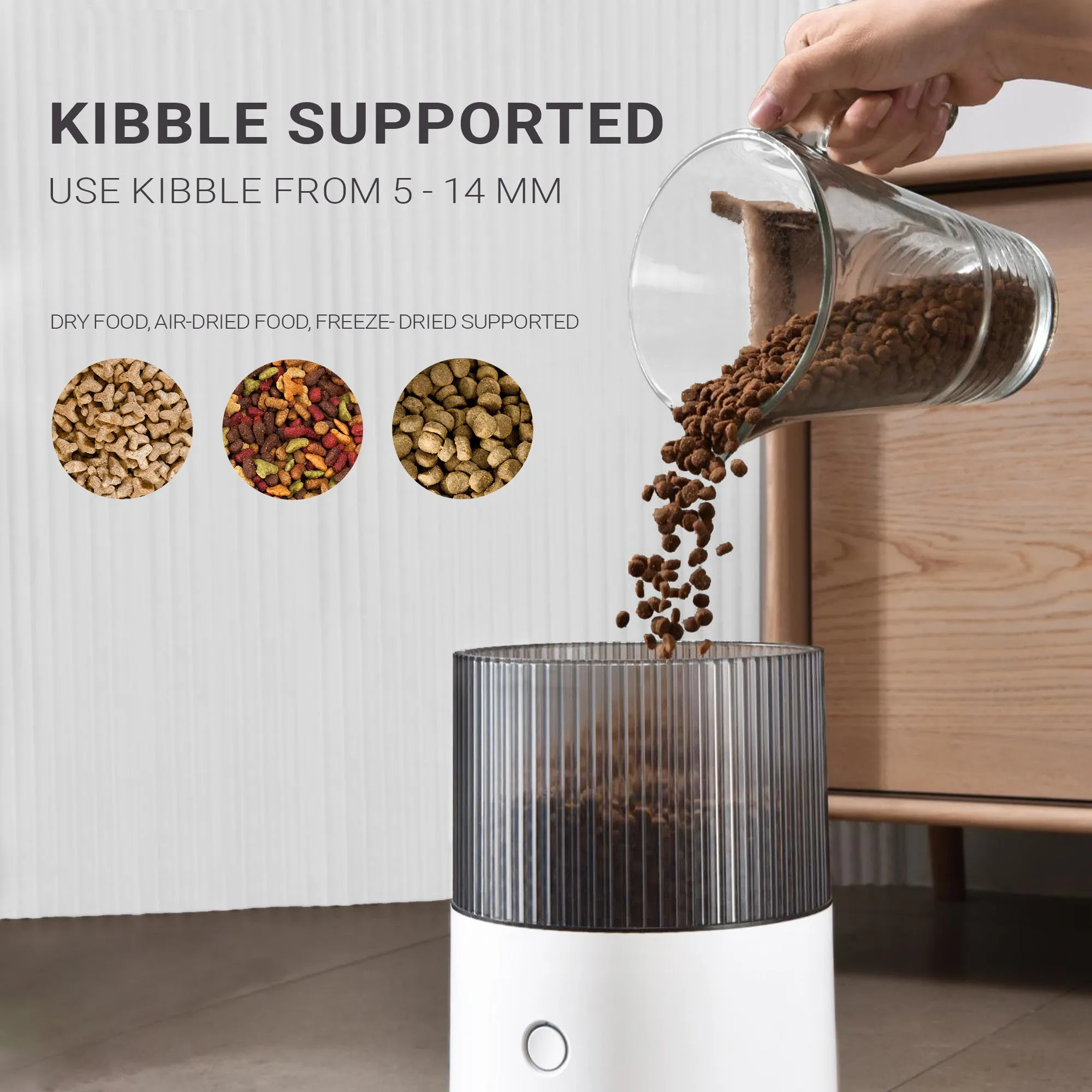 Purechew Mini 2.5L Automatic Smart App Feeder for Cats and Dogs