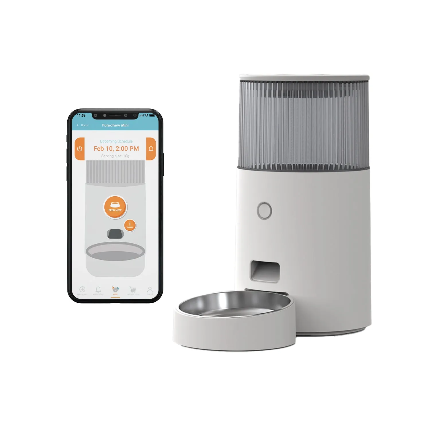 Purechew Mini 2.5L Automatic Smart App Feeder for Cats and Dogs