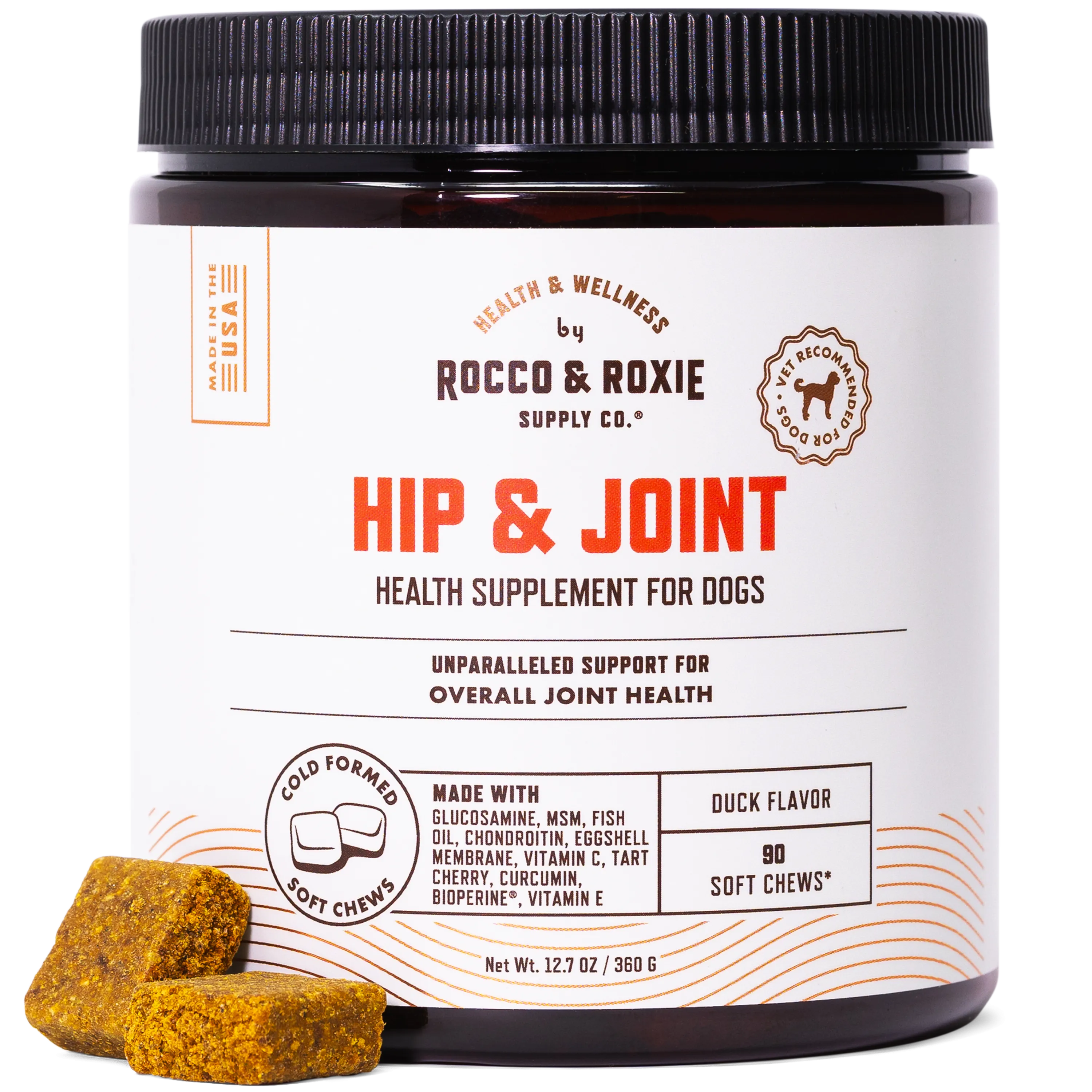 Rocco & Roxie® Hip & Joint Dog Chew, 90 Count