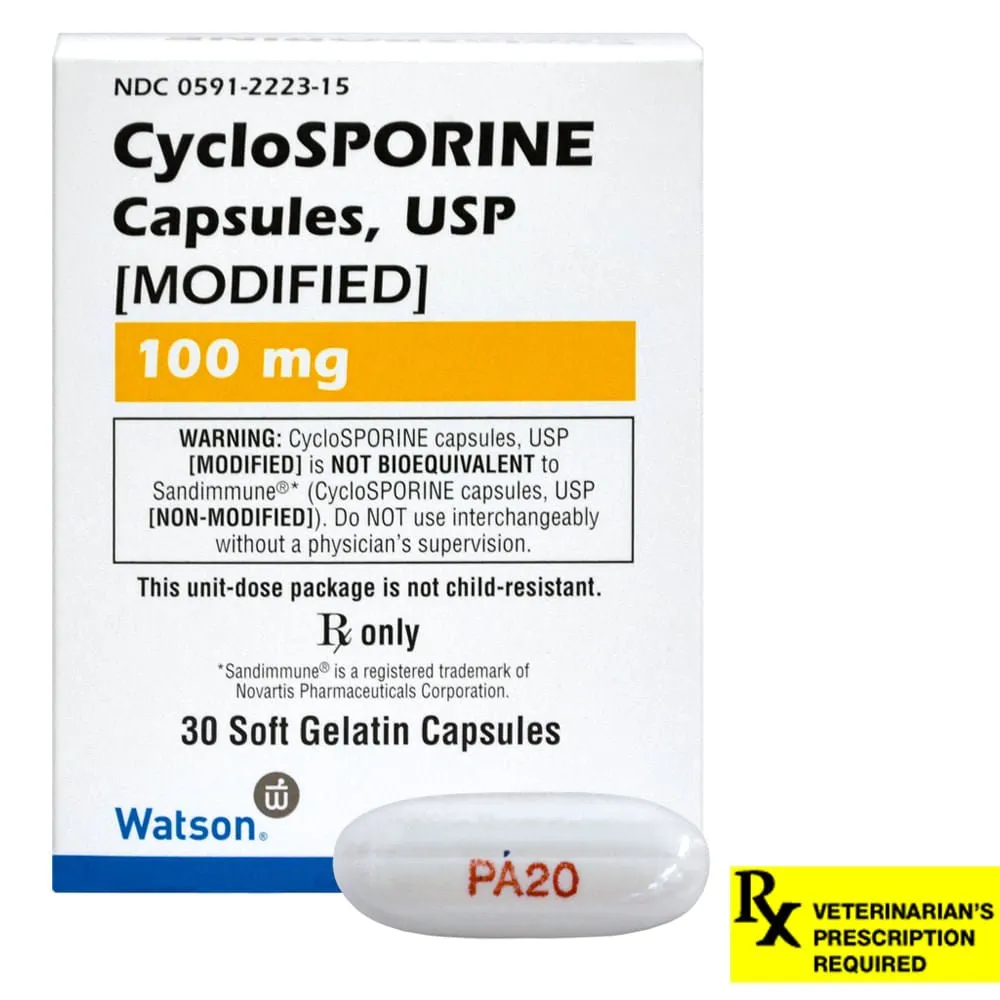 Rx Cyclosporine modified, 30 Gel Capsules